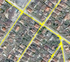 Bing műholdkép részlete szerkesztés közben